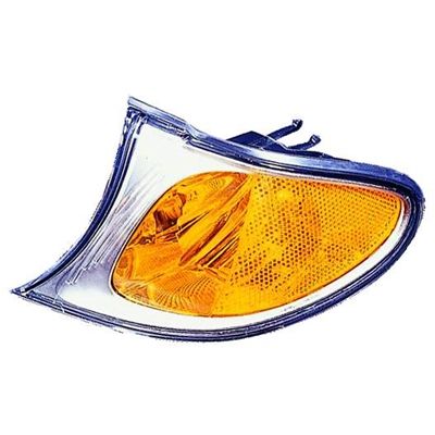 BMW BMW 3 ( i/xi ) (SEDAN/WAGON) CORNER LAMP LEFT (Driver Side) (AMBER SIGNAL W/SILVER BASE) OEM#63136915383 2002-2005 PL# BM2520110