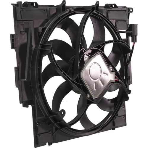 BMW BMW 5 SERIES (SEDAN) RADIATOR & A/C FAN ASSY (2.0L)(SINGLE FAN) OEM# 17418642161 2012-2016 PL# BM3115118