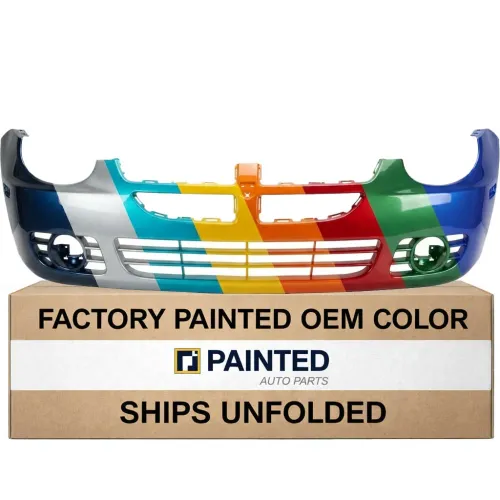 2003-2005 DODGE NEON SX 2.0 Front Bumper w Fog Excludes SRT-4 CAPA OEM# 5101772AA PL# CH1000378C
