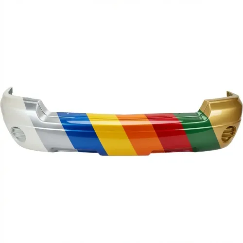 2005-2007 DODGE DAKOTA PU Front Bumper Without Fog and Molding Holes Textured Gray OEM# 5JL36CD7AF PL# CH1000895