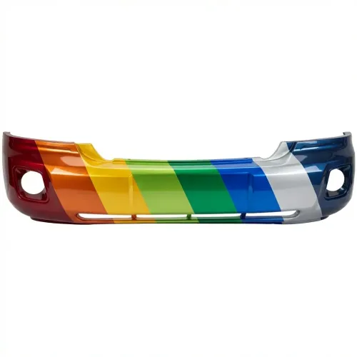 2008-2011 DODGE DAKOTA PU Front Bumper Without Tow With Flare 4 Vent Slots OEM# 68029828AB PL# CH1000995