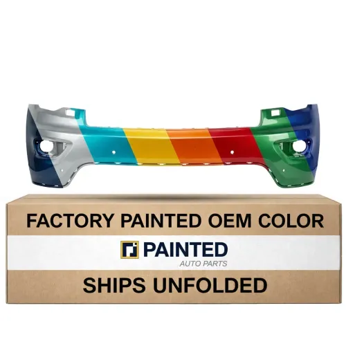 2017-2021 JEEP Grand Cherokee Front Bumper Upper With Wash 6 Sensor OEM# 68312865AA PL# CH1014147