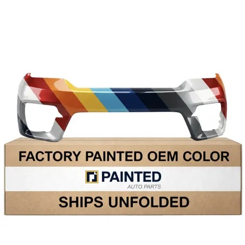 2022-2024 JEEP Grand Cherokee Front Bumper Upper w Advance Park Assist w/o Driver Assist excl Overland OEM# 68575115AA PL# CH1014150