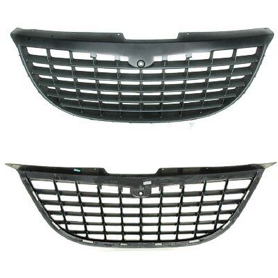 CHRYSLER TOWN & COUNTRY  GRILLE DARK GRAY (W/ 113" WB) OEM# 4857339AA 2004 PL# CH1200237