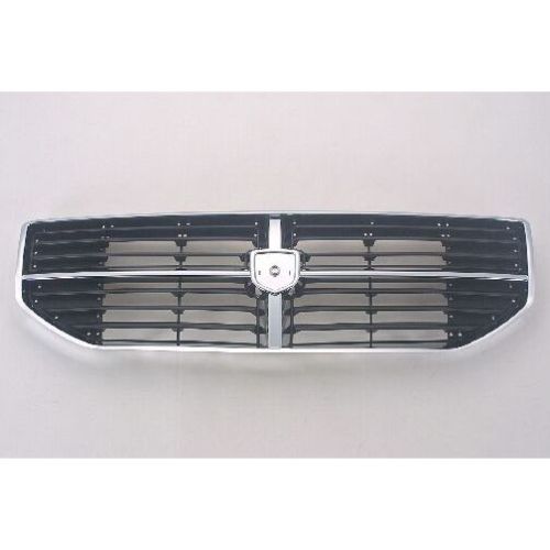 DODGE CALIBER GRILLE CHROME/BLACK (07 DESIGN / FIT 07-12) OEM# 68043938AA 2007-2012 PL# CH1200299