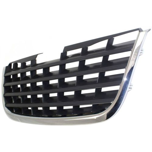 CHRYSLER TOWN & COUNTRY GRILLE CHR/BLK (BLACK CENTER) OEM# 5113127AA 2008-2010 PL# CH1200322
