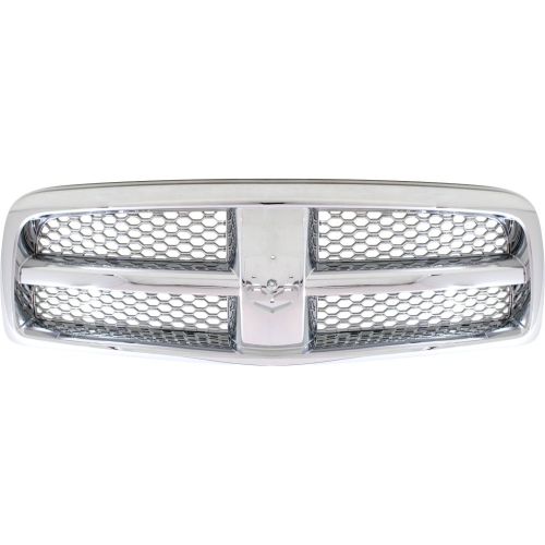 DODGE TRUCKS & VANS DODGE/PU R1500 GRILLE ASSY CHROME/CHROME MESH OEM# 55372059AB 2009-2012 PL# CH1200326