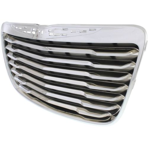 CHRYSLER 300 GRILLE CHROME FRAME/CHR/BLK INNER BAR (EXC SRT-8) OEM# 68127942AE 2011-2014 PL# CH1200351