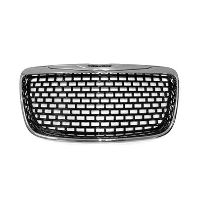 CHRYSLER 300 GRILLE BLACK W/CHR FRAME (SRT-8) OEM# 1SF04SZ0AA 2012-2014 PL# CH1200386