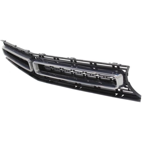 DODGE CHALLENGER  GRILLE BLACK W/SATIN-CHROME MLDG (R/T;R/T PLUS;SXT;SXT PLUS) **CAPA** OEM# 68259754AD 2015-2023 PL# CH1200389C