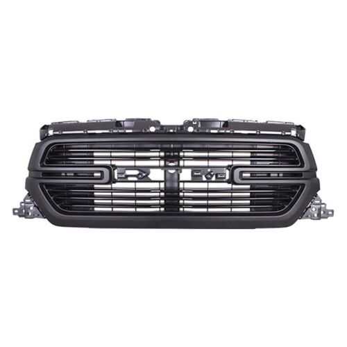 DODGE TRUCKS & VANS DODGE/PU (R1500) GRILLE BLACK BAR W/PTM SURROUND (W/CAMERA)(LARAMIE W/SPORT PKG) OEM# 68404966AE 2019-2022 PL# CH1200417