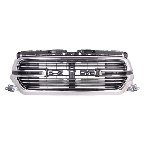 DODGE TRUCKS & VANS DODGE/PU (R1500) GRILLE CHROME BAR W/CHROME SURROUND (W/CAMERA)(LARAMIE) OEM# 68404931AE 2019-2022 PL# CH1200418