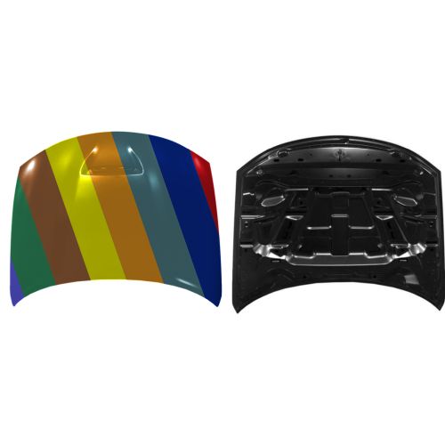 DODGE CHARGER HOOD (ALUM)(W/NONE FUNCTIONAL SCOOP)EXC SRT) OEM#68265427AC 2021-2023 PL# CH1230336