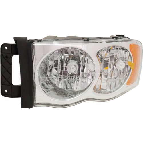 DODGE TRUCKS & VANS DODGE/PU (R2500/3500)(R1500 Mega Cab 06-08) HEAD LAMP ASSEMBLY LEFT (Driver Side) OEM# 55077121AF 2003-2004 PL# CH2502135