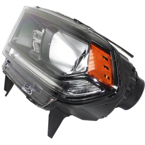 DODGE TRUCKS & VANS DURANGO HEAD LAMP ASSEMBLY LEFT (Driver Side) (HALOGEN)(WO/LED DRL)(BLK BEZEL) OEM# 68184827AF 2014-2015 PL# CH2502255
