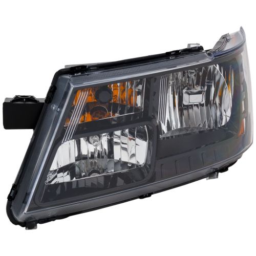 DODGE JOURNEY HEAD LAMP ASSY LEFT (Driver Side) (BLACK BEZEL)(CROSSROAD MDL) OEM# 68200085AC 2014-2020 PL# CH2502265