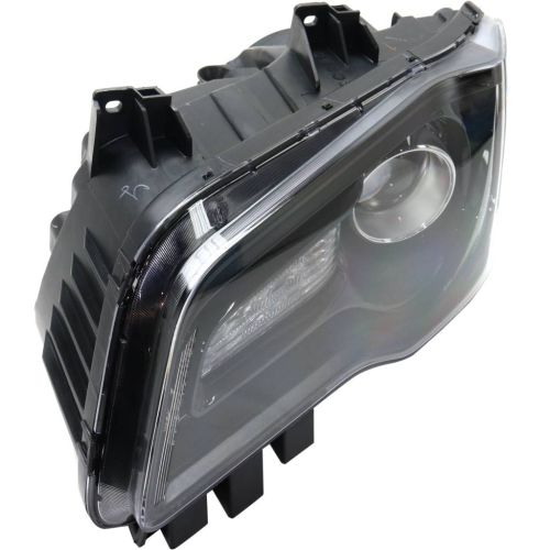 CHRYSLER 300 HEAD LAMP ASSEMBLY LEFT (Driver Side) (HALOGEN)(BLK)**CAPA** OEM# 68214383AD 2015-2017 PL# CH2502269C
