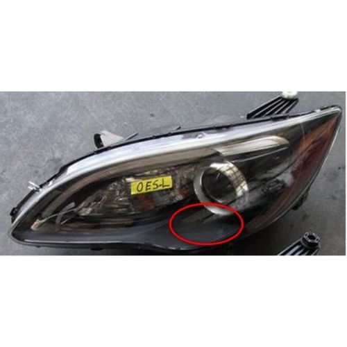 CHRYSLER 200 CONV  HEAD LAMP ASSY LEFT (Driver Side) (S MDL)(BLACK BEZEL WO/CHROME INSERT) OEM# 68088067AG 2011-2014 PL# CH2502275