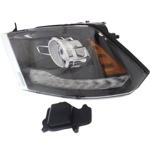 DODGE TRUCKS & VANS DODGE/PU (R1500) HEAD LAMP LEFT (Driver Side) (W/PROJECTOR)(BLK BEZEL)**CAPA** OEM# 68324933AD 2016-2022 PL# CH2502289C