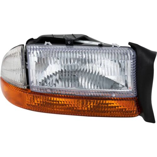DODGE TRUCKS & VANS DURANGO HEAD/LAMP ASSEMBLY RIGHT (Passenger Side) (From:8-18-97)(W/P/L & C/L)(W/BKT) OEM# 55055110AI 1998-2003 PL# CH2503122