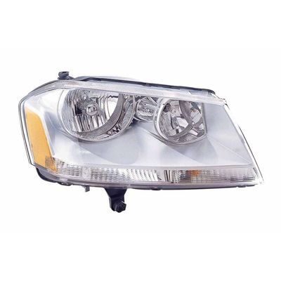 DODGE AVENGER HEAD LAMP ASSEMBLY RIGHT (Passenger Side) (CHROME HSG) OEM# 5116342AD 2008-2014 PL# CH2503182