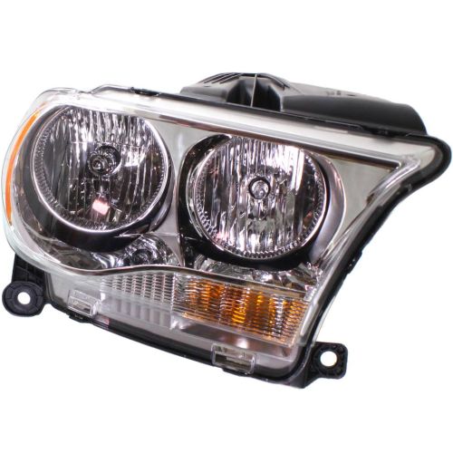 DODGE TRUCKS & VANS DURANGO HEAD LAMP ASSEMBLY RIGHT (Passenger Side) (HALOGEN)(CHR BEZEL) OEM# 55079366AC 2011-2013 PL# CH2503228