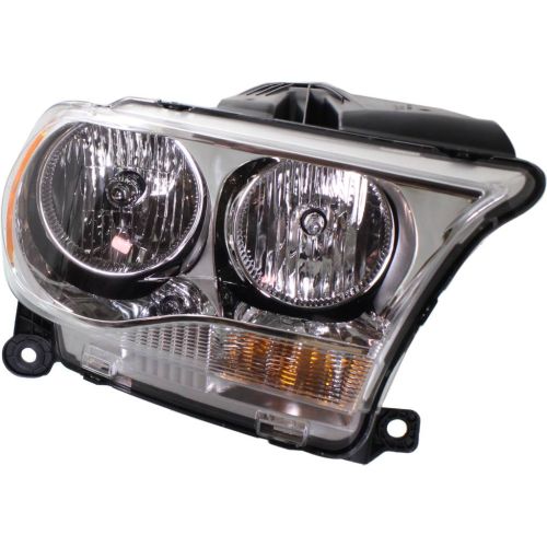 DODGE TRUCKS & VANS DURANGO HEAD LAMP ASSEMBLY RIGHT (Passenger Side) (HALOGEN)(CHR BEZEL)**CAPA** OEM# 55079366AC 2011-2013 PL# CH2503228C