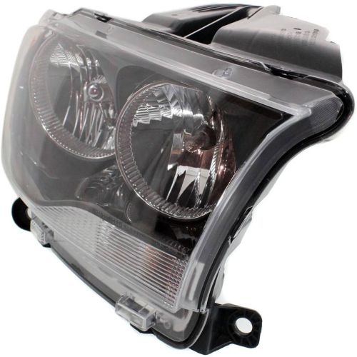 DODGE TRUCKS & VANS DURANGO HEAD LAMP ASSEMBLY RIGHT (Passenger Side) (HALOGEN)(BLK BEZEL) OEM# 68084076AB 2011-2013 PL# CH2503229