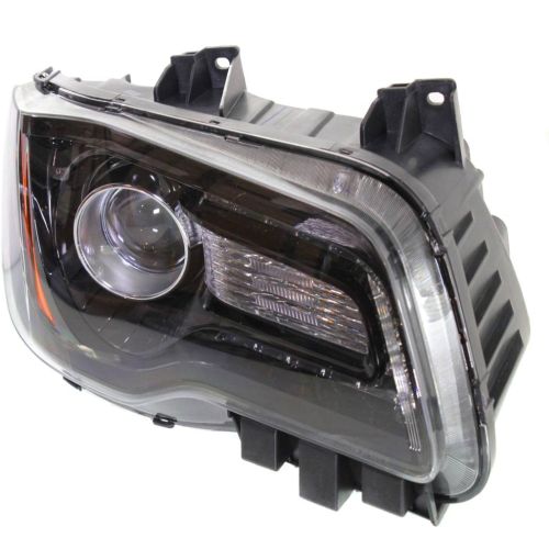 CHRYSLER 300 HEAD LAMP ASSEMBLY RIGHT (Passenger Side) (HALOGEN)(BLK BEZEL) OEM# 68085416AF 2012-2014 PL# CH2503235