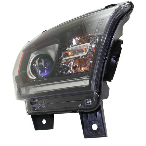 DODGE TRUCKS & VANS DURANGO HEAD LAMP ASSEMBLY RIGHT (Passenger Side) (HALOGEN)(WO/LED DRL)(BLK BEZEL) OEM# 68184826AF 2014-2015 PL# CH2503255
