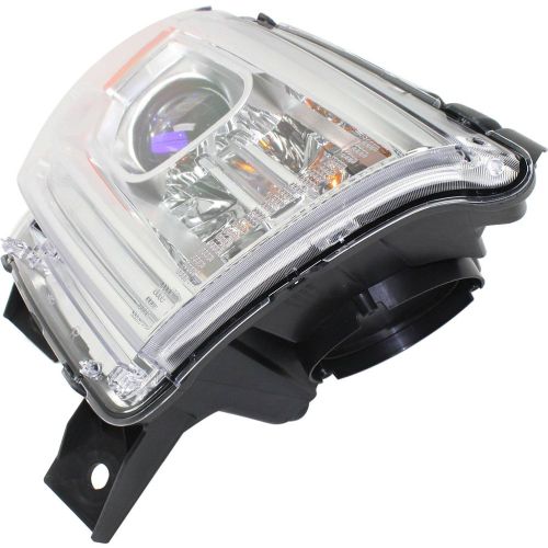 DODGE TRUCKS & VANS DURANGO HEAD LAMP ASSEMBLY RIGHT (Passenger Side) (HALOGEN)(WO/LED DRL)(CHR BEZEL)**CAPA** OEM# 68188730AF 2014-2015 PL# CH2503256C