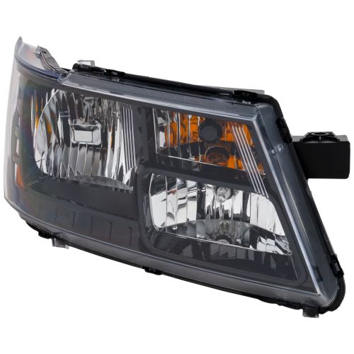DODGE JOURNEY HEAD LAMP ASSY RIGHT (Passenger Side) (BLACK BEZEL)(CROSSROAD MDL) OEM# 68200084AC 2014-2020 PL# CH2503265