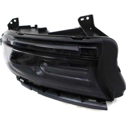 DODGE CHARGER HEAD LAMP ASSEMBLY RIGHT (Passenger Side) (HALOGEN) (W/LED DRL) OEM# 68214396AD-PFM 2015 PL# CH2503270