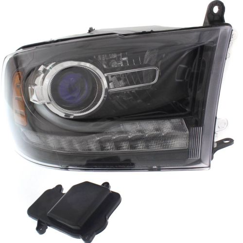 DODGE TRUCKS & VANS DODGE/PU (R1500) HEAD LAMP RIGHT (Passenger Side) (W/PROJECTOR)(BLK BEZEL) OEM# 68324932AD 2016-2022 PL# CH2503289