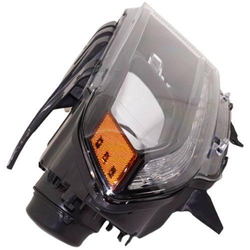 DODGE TRUCKS & VANS DURANGO  HEAD LAMP ASSY RIGHT (Passenger Side) (HALOGEN W/LED DRL)(BLACK TRIM) OEM# 68299130AH 2016-2020 PL# CH2503305