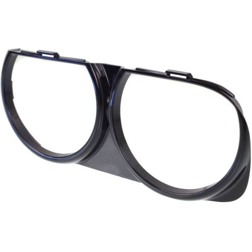 DODGE CHALLENGER HEAD LAMP BEZEL LEFT (Driver Side) BLACK (EXC SRT HELLCAT) OEM# 68259053AB 2015-2023 PL# CH2510101