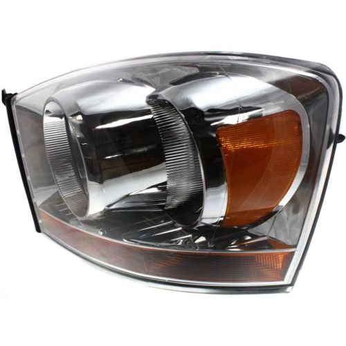 DODGE TRUCKS & VANS DODGE/PU ( R1500)(EXC Mega Cab 06-08) HEAD LAMP ASSEMBLY LEFT (Driver Side) (W/O BLACK BEZEL) OEM# 55077795AD 2006 PL# CH2518114