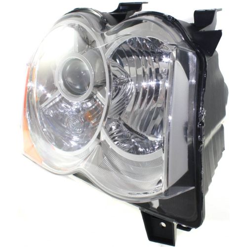 JEEP GRAND CHEROKEE HEAD LAMP ASSEMBLY RIGHT (Passenger Side) (HID)(W/O KIT) OEM# 55157484AH 2008-2010 PL# CH2519129