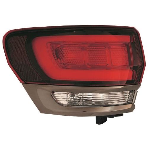 JEEPVEHICLE GRAND CHEROKEE  / GRAND CHEROKEE WK  TAIL LAMP ASSY LEFT (Driver Side) BUMPERRONZE INSERT (75th EDITION) **CAPA** OEM# 68289997AA 2015-2022 PL# CH2804118C