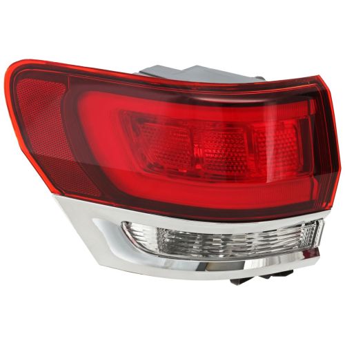 JEEP GRAND CHEROKEE / GRAND CHEROKEE WK TAIL LAMP ASSY LEFT (Driver Side) (Driver Side) GRAY INSERT (BLACK HOUSING) **CAPA** OEM# 68368395AC 2018-2021 PL# CH2804120C