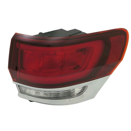 JEEPVEHICLE GRAND CHEROKEE  / GRAND CHEROKEE WK  TAIL LAMP ASSY RIGHT (Passenger Side) CHROME INSERT (BLACK HOUSING) OEM# 68471328AA 2020-2021 PL# CH2805121