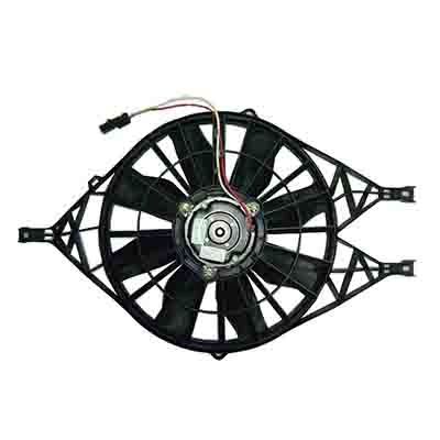 DODGE TRUCKS & VANS DURANGO  RADIATOR & A/C FAN ASSY (4.7L /5.2L/5.9L)(SINGLE ELECTRIC FAN) OEM# 52030033AD 2000-2003 PL# CH3115119