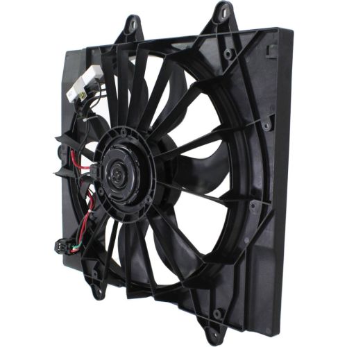 CHRYSLER PT CRUISER RADIATOR & A/C FAN ASSEMBLY (2.4L)(W/ TURBO)(SINGLE FAN) OEM# 5127726AA 2004-2005 PL# CH3115144