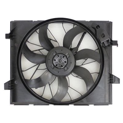 JEEPVEHICLE GRAND CHEROKEE  RADIATOR & A/C FAN ASSY (HVY DUTY) OEM# 55038994AI 2011-2013 PL# CH3115175
