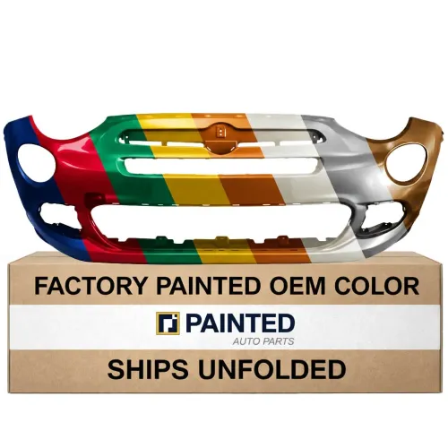 2016-2018 FIAT 500X Front Bumper OEM# 6AP50TZZAA PL# FI1000107