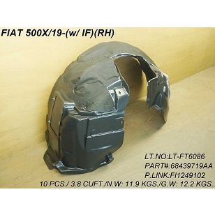 FIAT 500X (FIAT) FENDER LINER RIGHT (Passenger Side) OEM# 68439719AA-PFM 2019-2023 PL# FI1249102