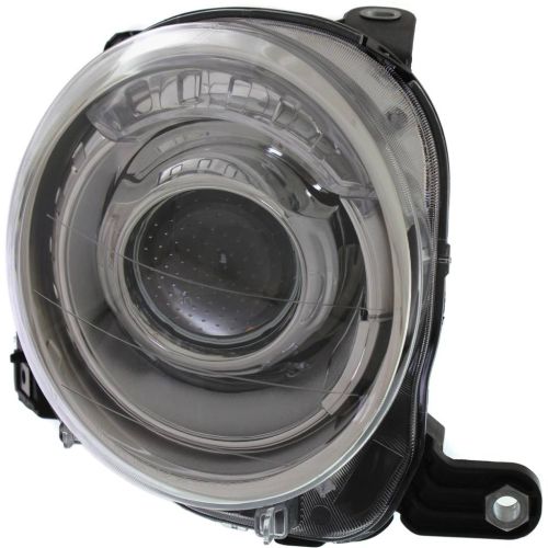 FIAT 500 2DOORS (FIAT) HEAD LAMP ASSY RIGHT (Passenger Side) (CHROME BEZEL)(PROJECTOR) OEM# 5182428AE 2012-2019 PL# FI2503100