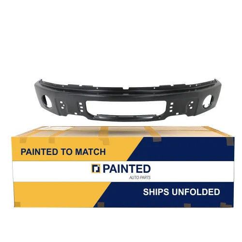 2009-2014 FORD F150 Front Bumper Painted with Fog Lamp Holes OEM 9L3Z17757DPTM PL# FO1002413