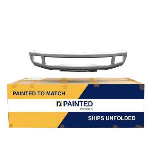 2017-2019 FORD F250/350/450 Super Duty Front Bumper Gray with Fog Lights and Flares OEM# HC3Z17757CB PL# FO1002441