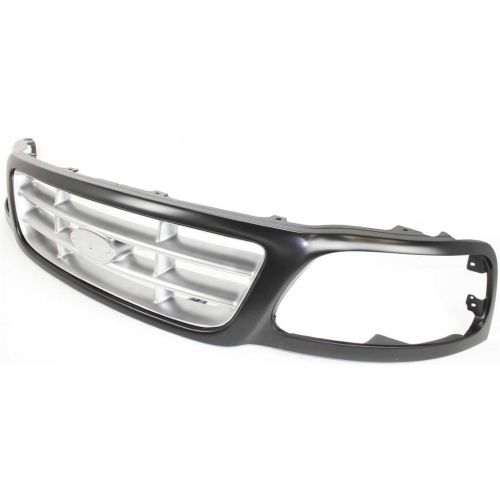 FORD TRUCKS & VANS FORD/PU (F150 HERITAGE MODEL) GRILLE BLACK/GRAY (2 horizontal & 2 vertical bars ) OEM# 3L3Z8200DA 2004 PL# FO1200376